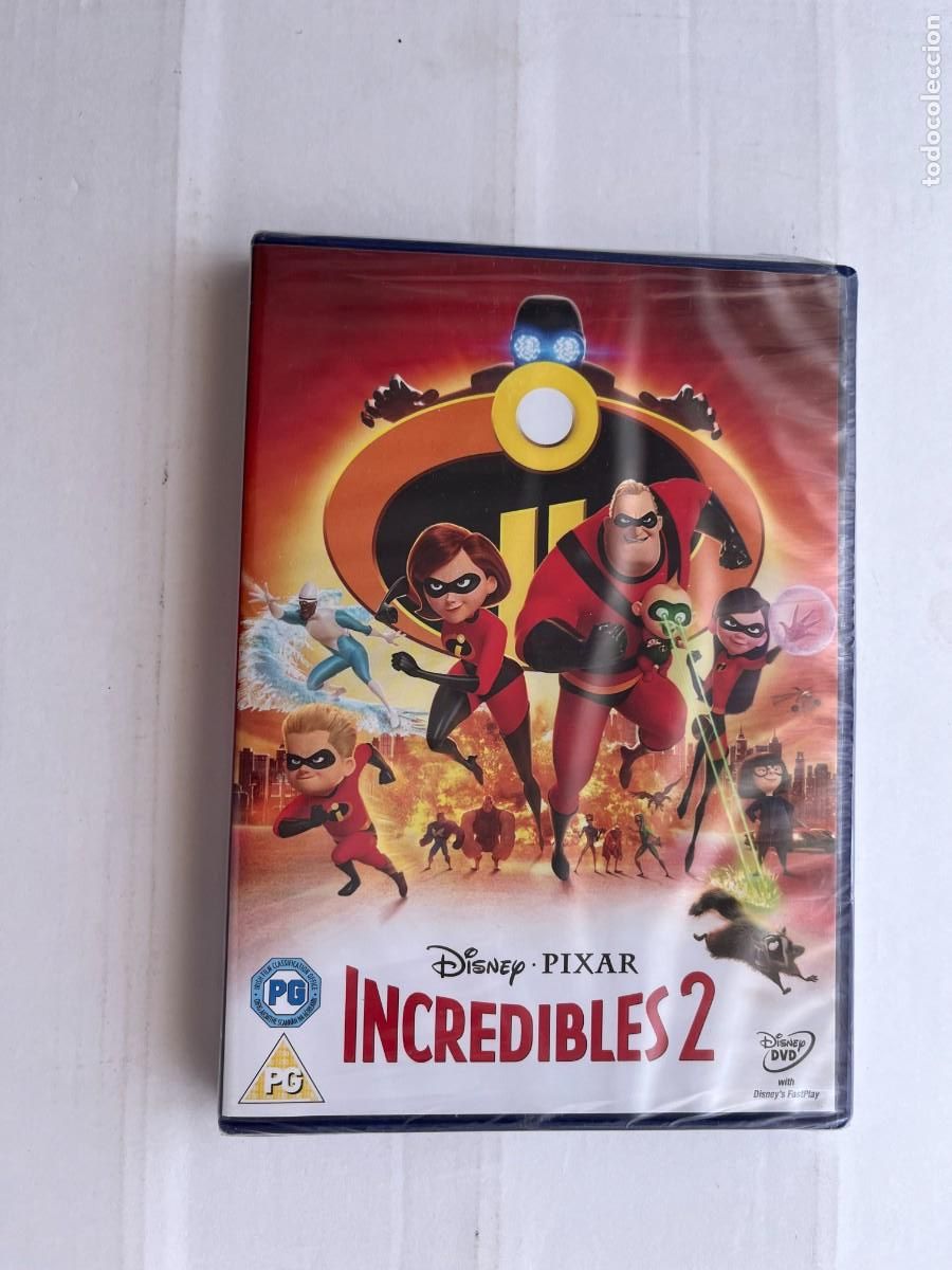 Cine: INCREDIBLES 2 DISNEY PIXAR PRECINTADO - PELICULA DVD KREATEN