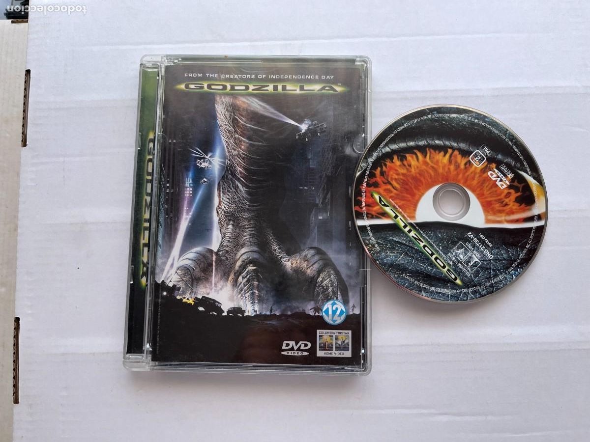 Cine: GODZILLA - ESQUINAS REDONDEADAS - INGLES - PELICULA DVD KREATEN