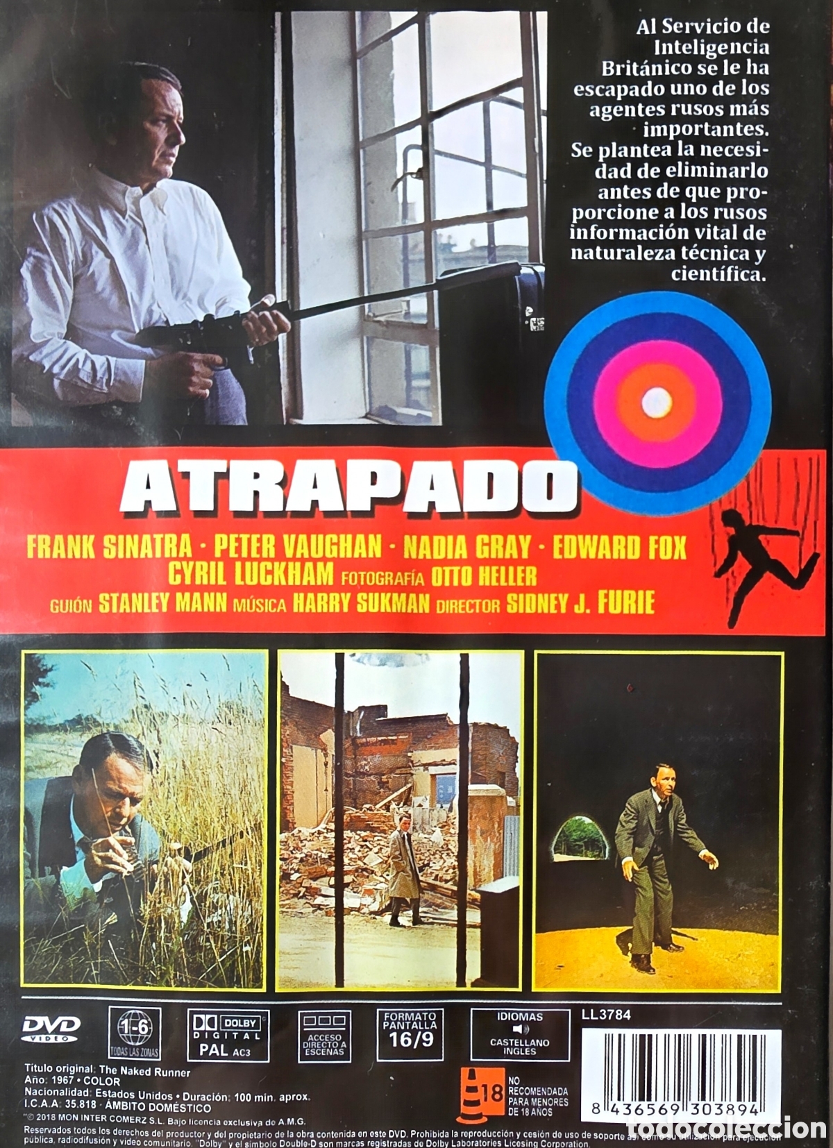 Cine: ATRAPADO FRANK SINATRA ( DVD) ..... - Foto 2