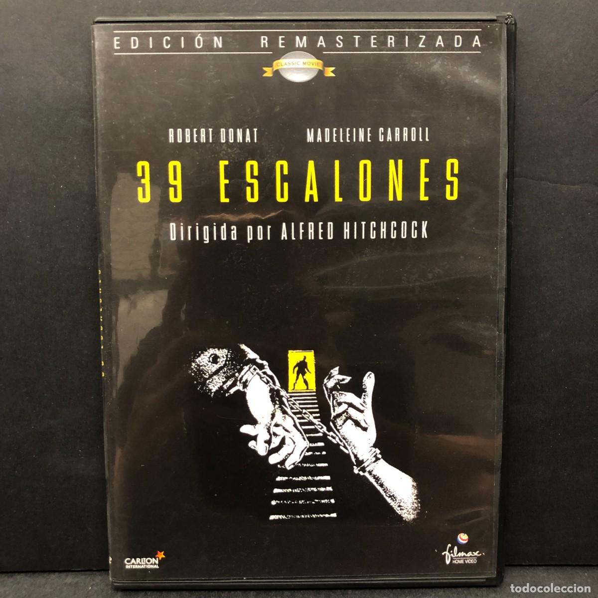 Cine: DVD - 39 ESCALONES - EDICI&Oacute;N REMASTERIZADA - DIRIGIDA POR ALFRED HITCHCOCK - FILMAX / 1437