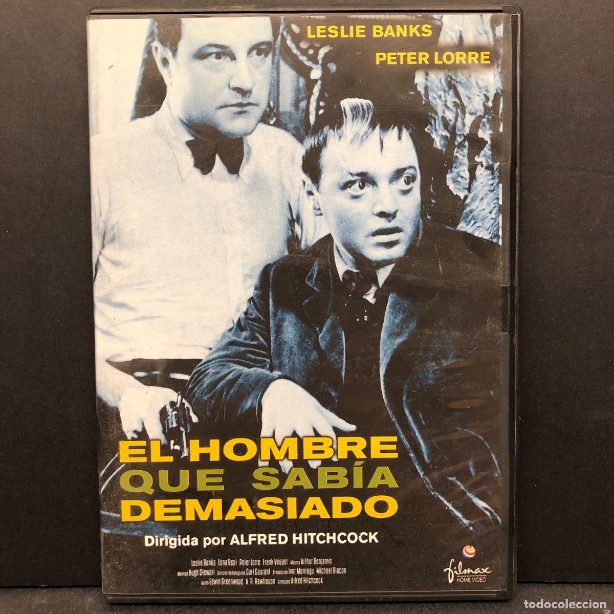 Cine: DVD - EL HOMBRE QUE SE SABIA DEMSIADO - DIRIGIDA POR ALFRED HITCHCOCK - FILMAX / 1439