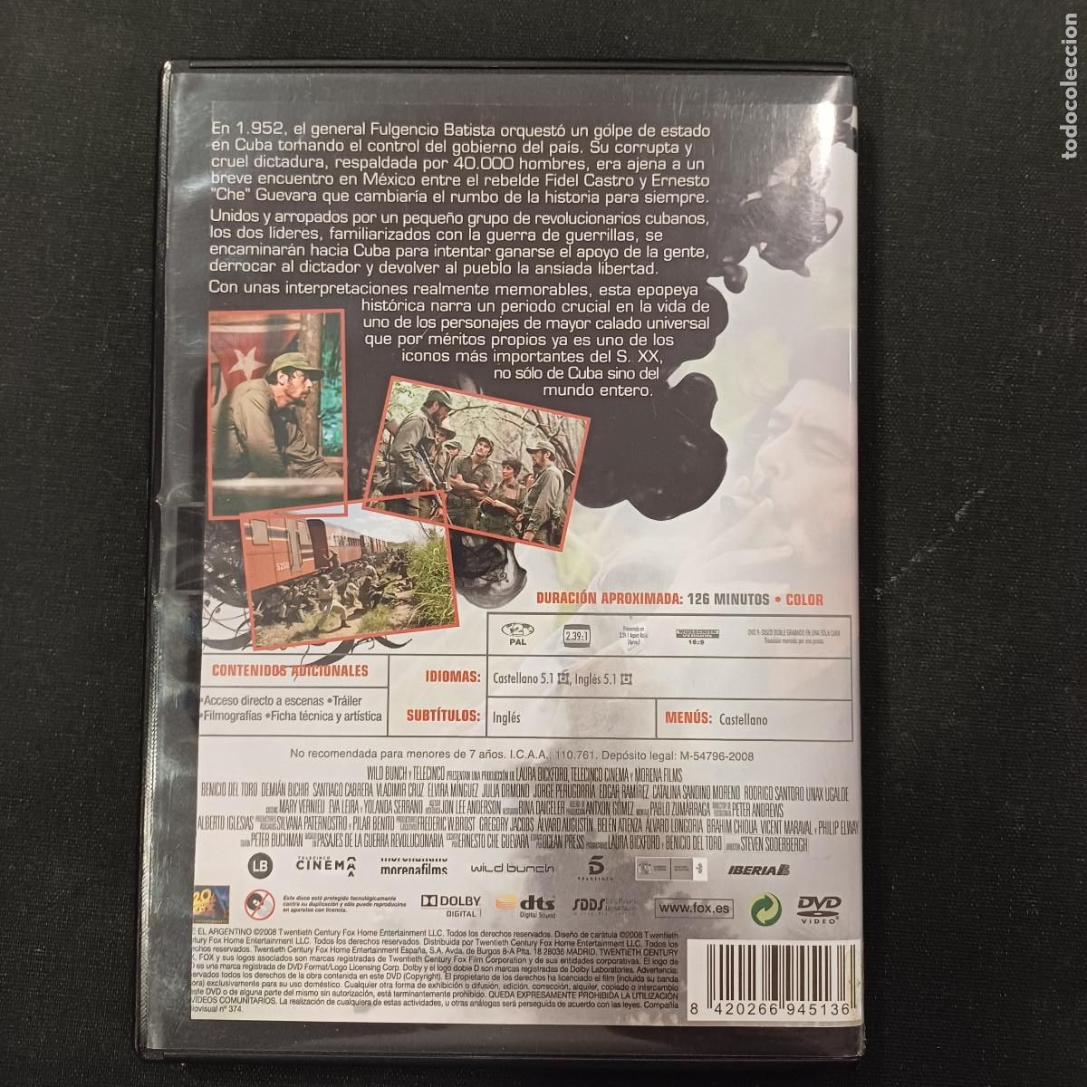 Cine: CHE EL ARGENTINO/DVD 2 DISCOS. - Foto 3