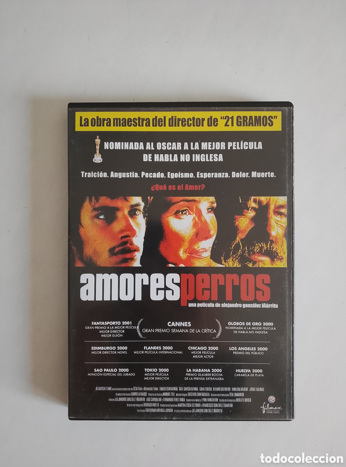 Cine: PELICULA DVD AMORES PERROS
