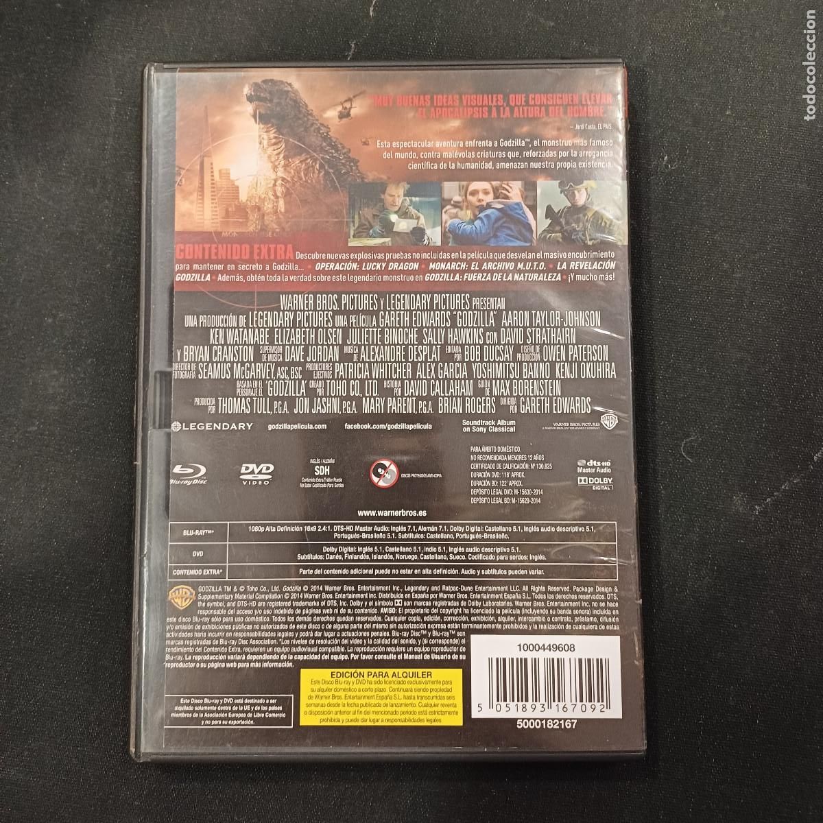 Cine: GODZILLA/DVD 2 DISCOS. - Foto 3