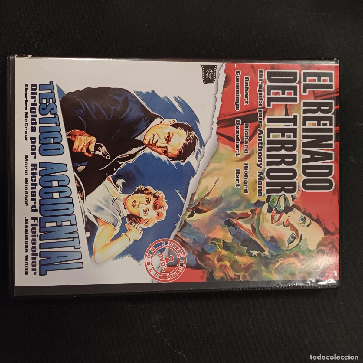 Cine: EL REINADO DEL TERROR-TESTIGO ACCIDENTAL/DVD 2 DISCOS.