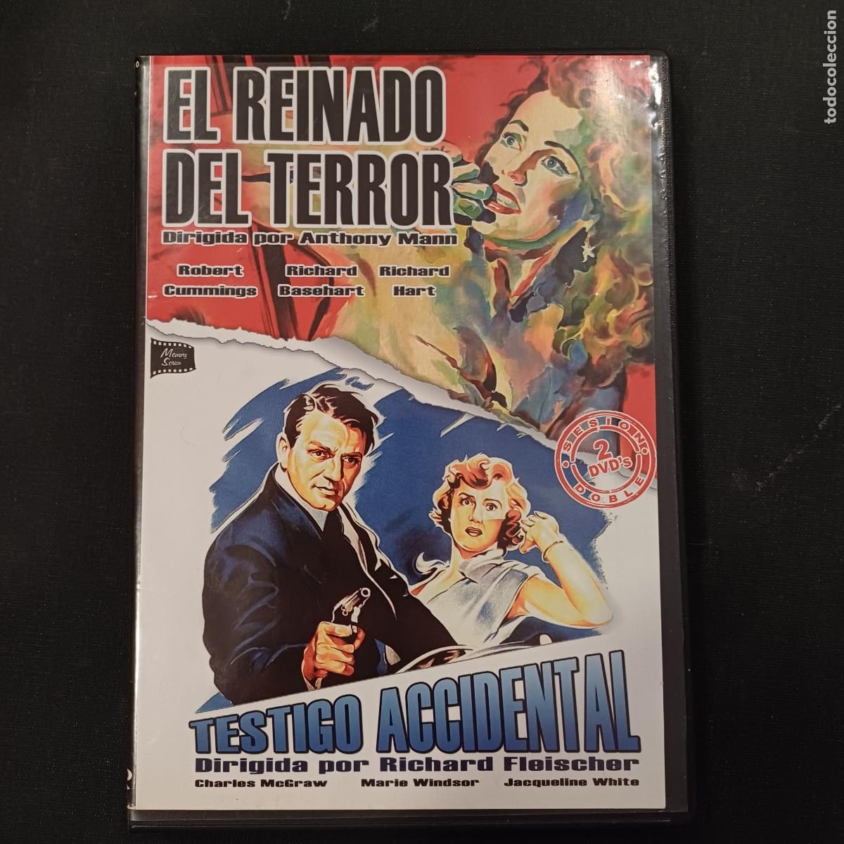 Cine: EL REINADO DEL TERROR-TESTIGO ACCIDENTAL/DVD 2 DISCOS.