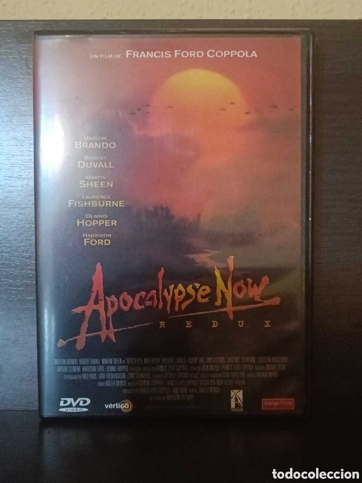 Cine: APOCALYPSE NOW Redux-de Francis Ford Copolla-con Brando-Duvall-Sheen-Fishburne-Hopper-Harrison Ford