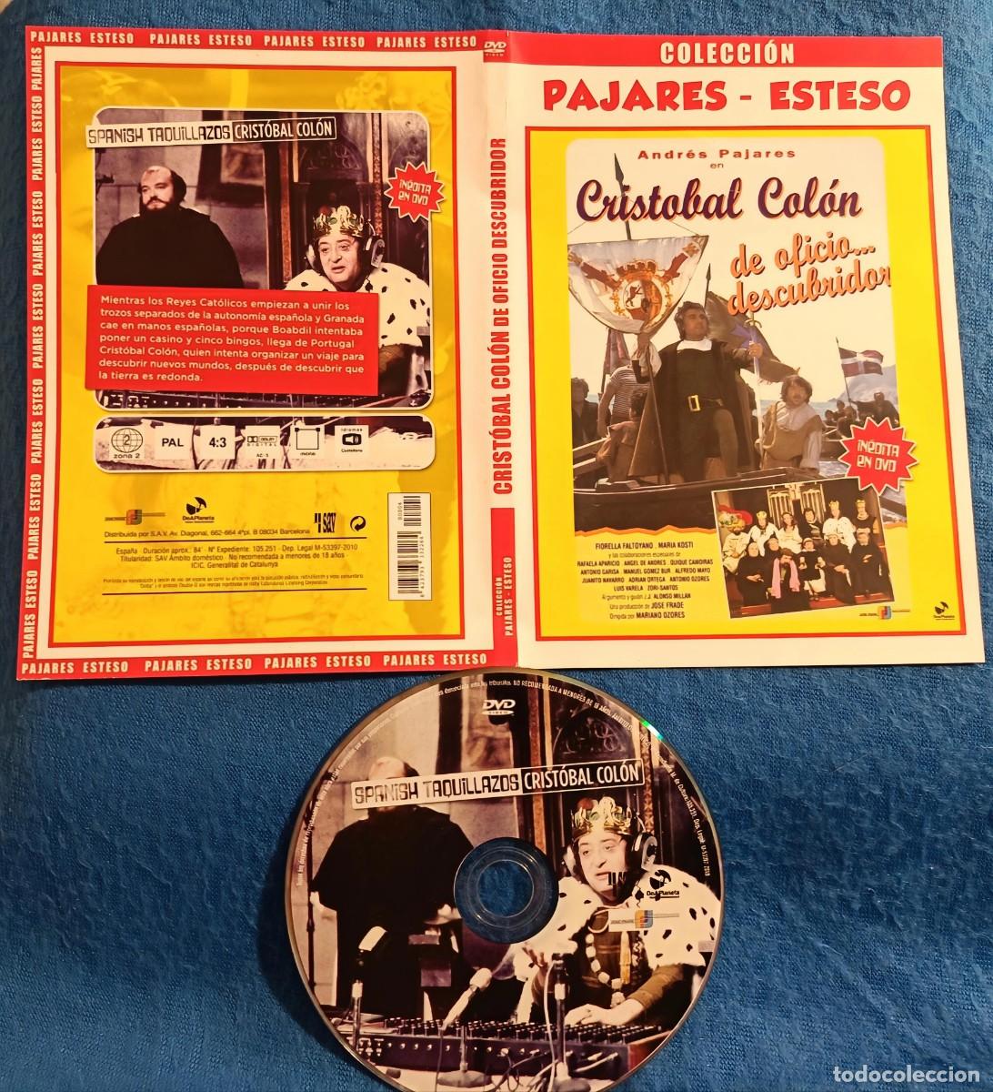 Cine: DVD CRISTOBAL COLON DE OFICIO DESCUBRIDOR (descatalogado,inevito con ANDRES PAJARES,JUANITO NAVARRO