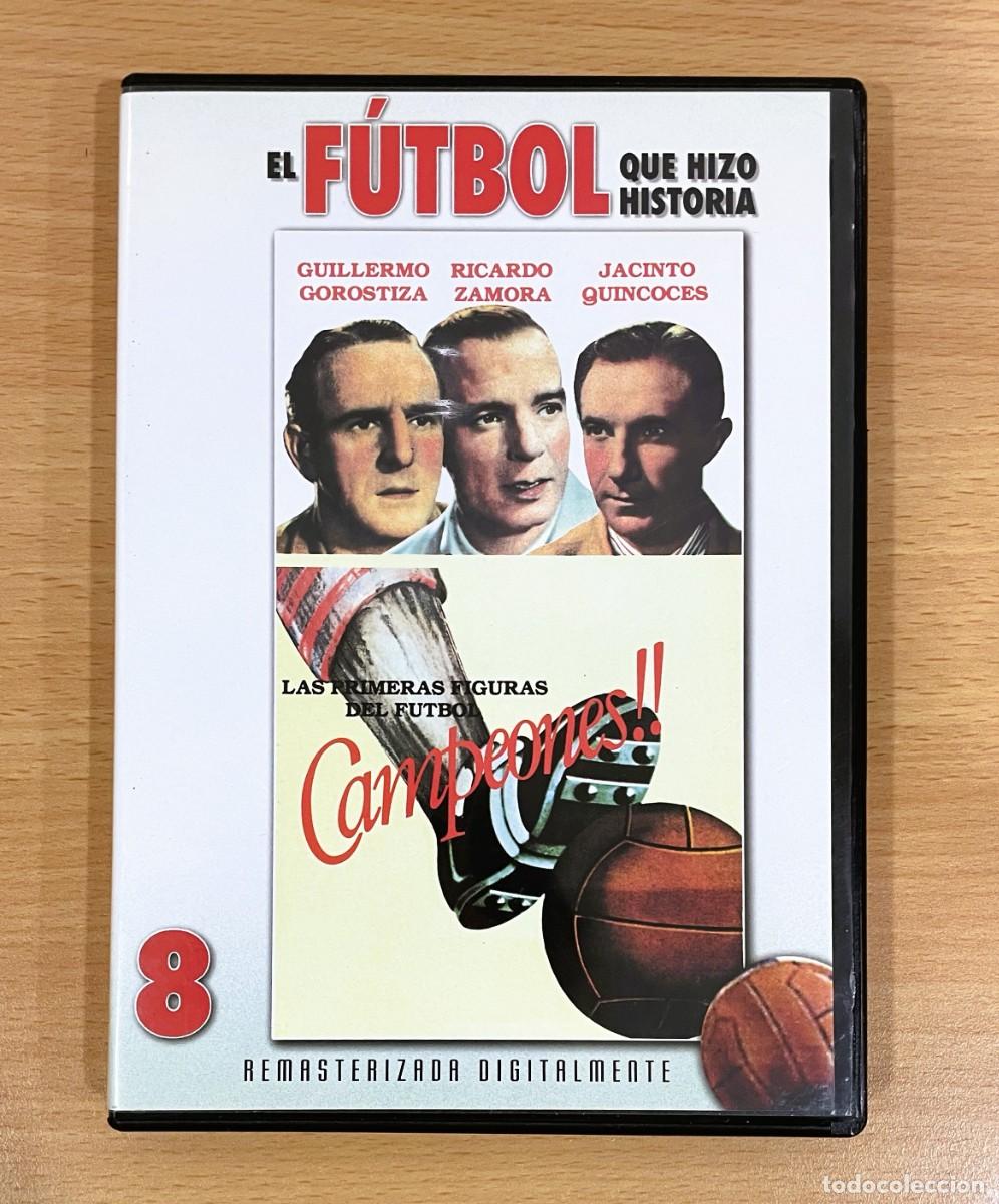 Cine: DVD CINE EL F&Uacute;TBOL QUE HIZO HISTORIA CON JACINTO QUINCOCES Y RICARDO ZAMORA - &iexcl;&iexcl; CAMPEONES!! (1943)