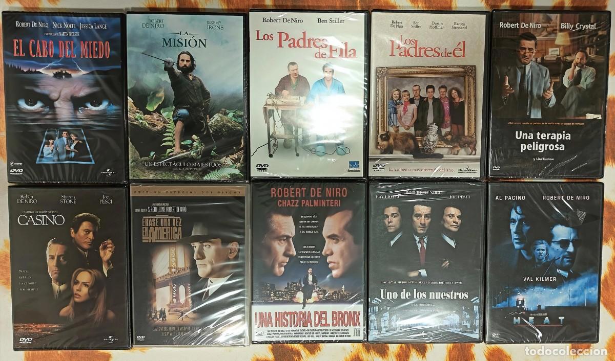 Cine: 10 DVDs DE ROBERT DE NIRO (PRECINTADOS Y DESCATALOGADOS) PRECIO POR UNIDAD