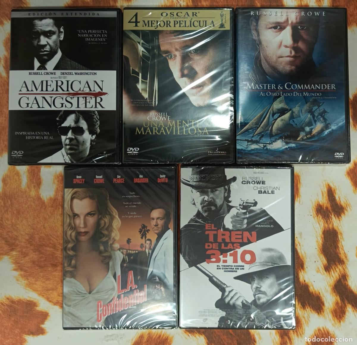 Cine: 5 DVDs DE RUSSELL CROWE (PRECINTADOS Y DESCATALOGADOS) PRECIO POR UNIDAD