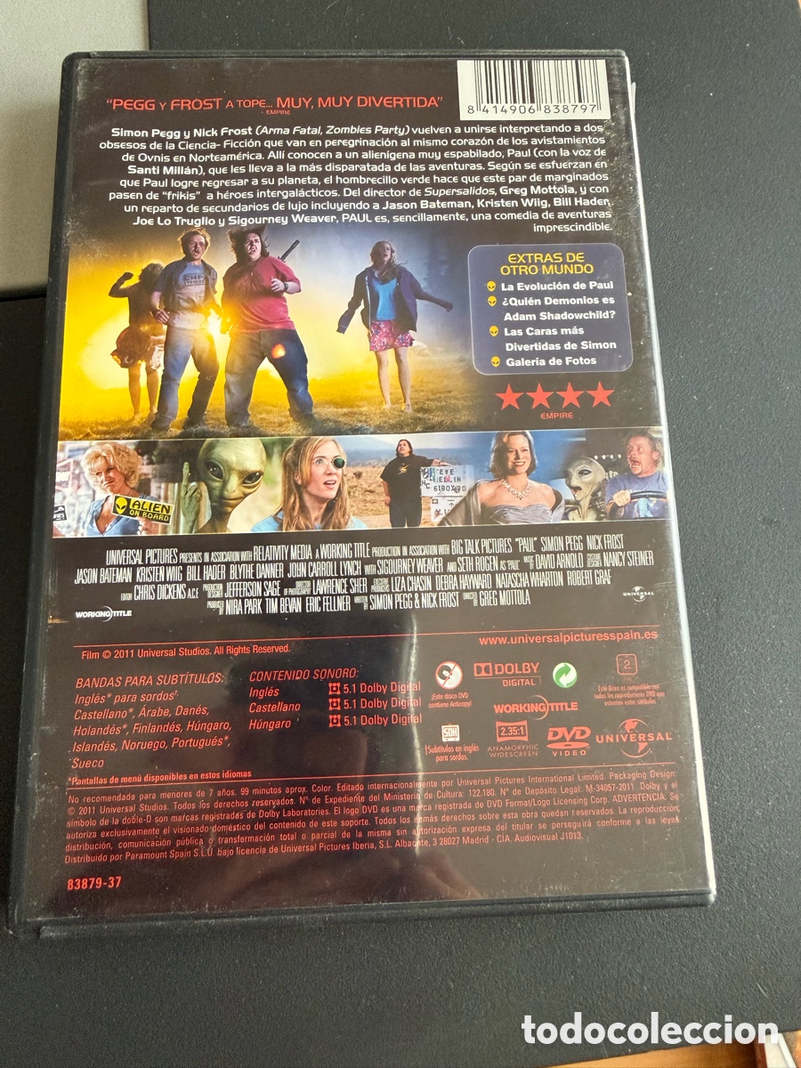 Cine: DVD. PAUL. COMEDIA ///// - Foto 2