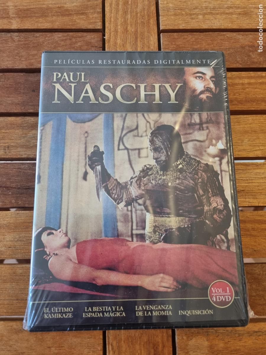 Cine: El &uacute;ltimo kamikaze + La bestia y la espada m&aacute;gica + La venganza de la momia + Inquisici&oacute;n - 4 DVD