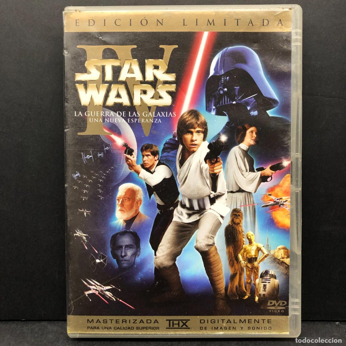Cine: DVD - STAR WARS IV - UNA NUEVA ESPERANZA - EDICI&Oacute;N LIMITADA - MASTERIZADA - DVD VIDEO / 1448