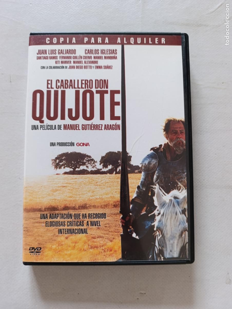 Cine: DVD EL CABALLERO DON QUIJOTE - EDICION ALQUILER (EH)