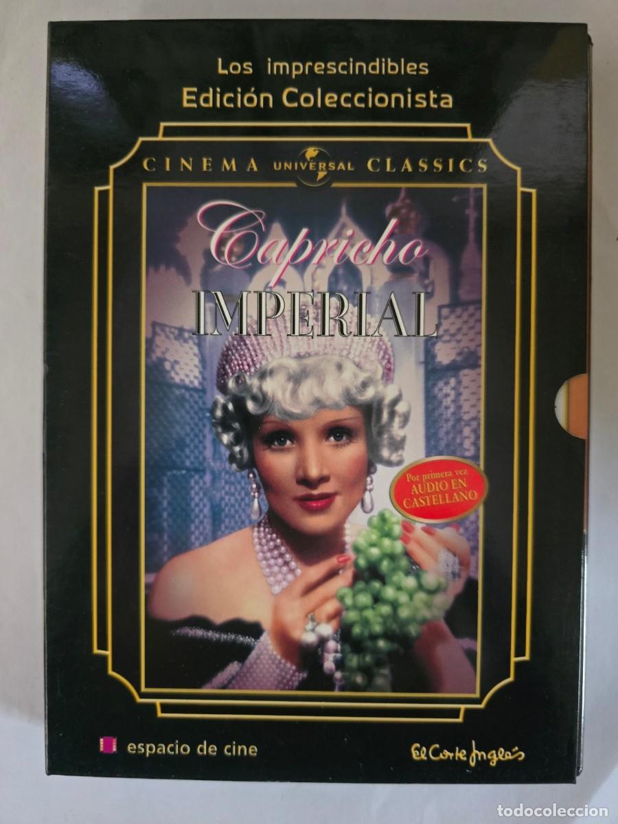Cine: DVD Capricho Imperial.Marlene Dietrich.Con Libreto