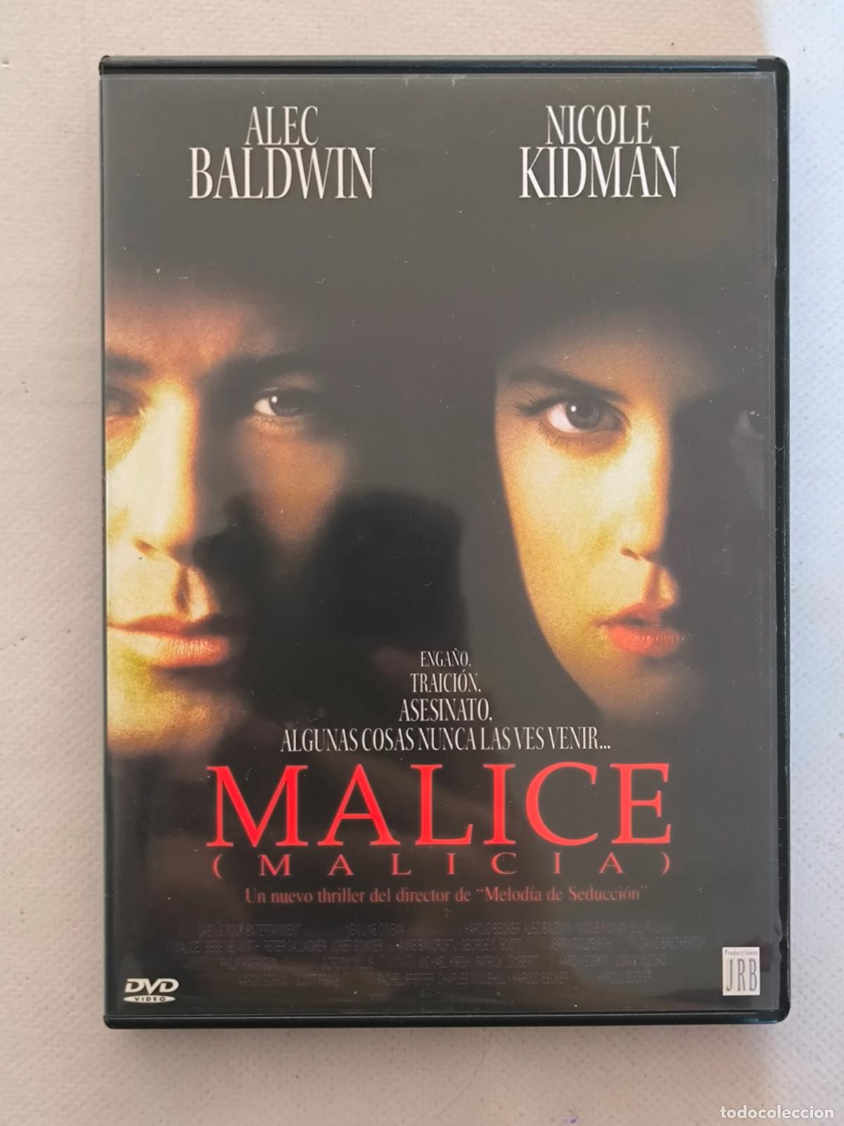 Cine: DVD MALICE (MALICIA) - ALEC BALDWIN (EI)