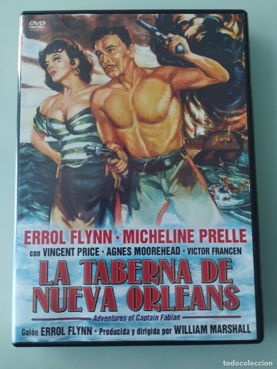 Cine: DVD La taberna de Nueva Orleans de William Marshall con Errol Flynn