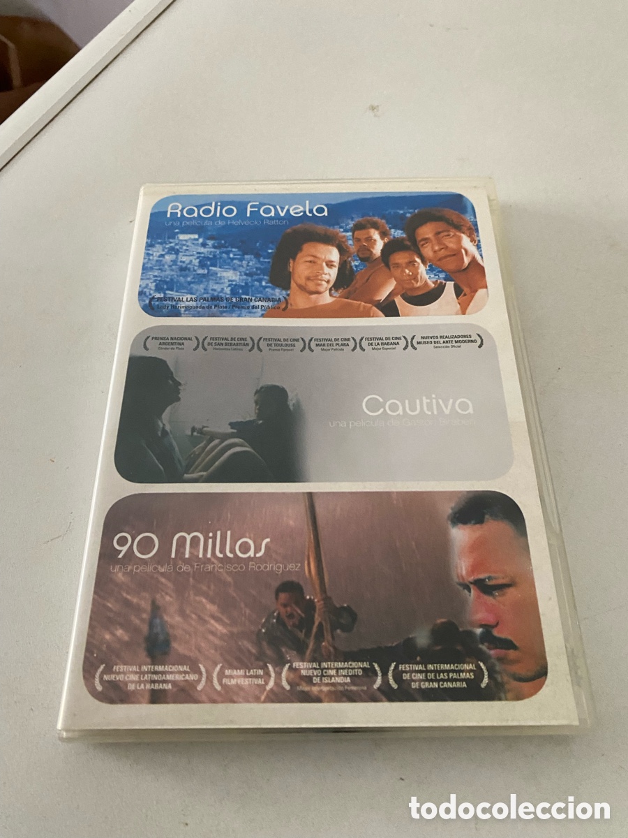Cine: Radio Favela/Cautiva/90 Millas 3 Dvds En 1