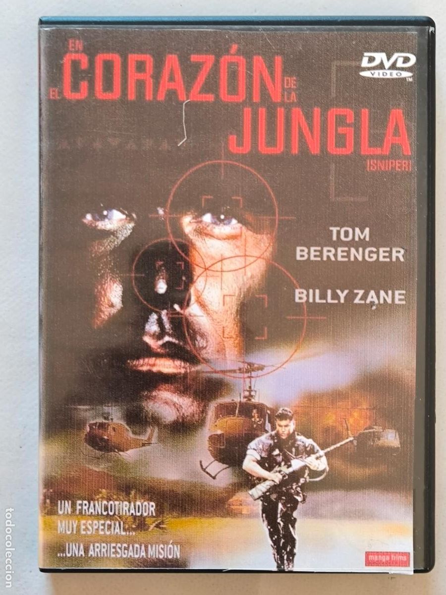 Cinema: DVD EN EL CORAZON DE LA JUNGLA (SNIPER) - CARATULA FOTOCOPIADA (EN)