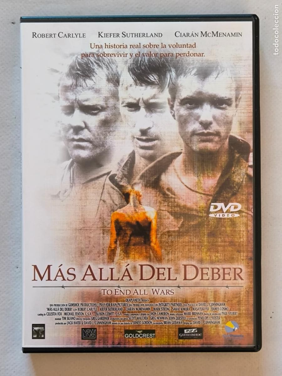 Cine: DVD MAS ALLA DEL DEBER (TO END ALL WARS) (ER)