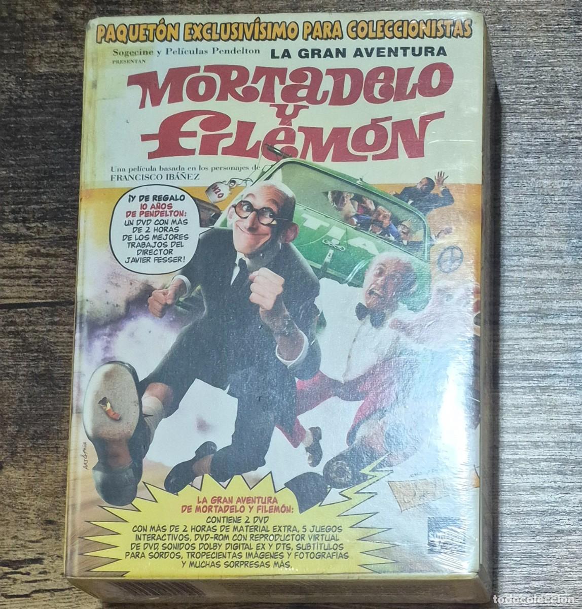 Cine: MORTADELO Y FILEMON EDICION COLECCIONISTA (2 DVD, INCLUYE 10 A&Ntilde;OS DE PENDELTON, NUEVO Y PRECINTADO