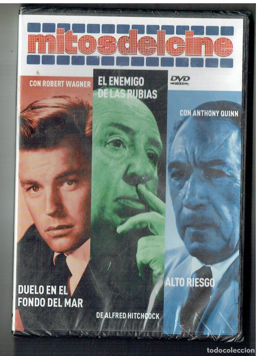 Cine: DVD. MITOS DEL CINE. ALFRED HITCHCOK. DVD. RETRACTILADO SIN USO. (ST/C61 RUM)