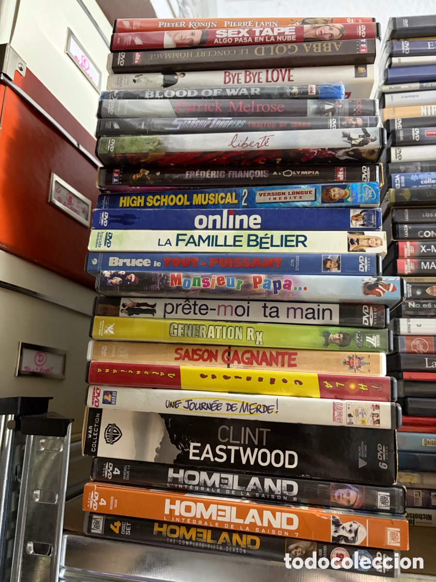 Cine: Blas109 lote de m&aacute;s de 40 dvd y blueray originales, pel&iacute;culas y series