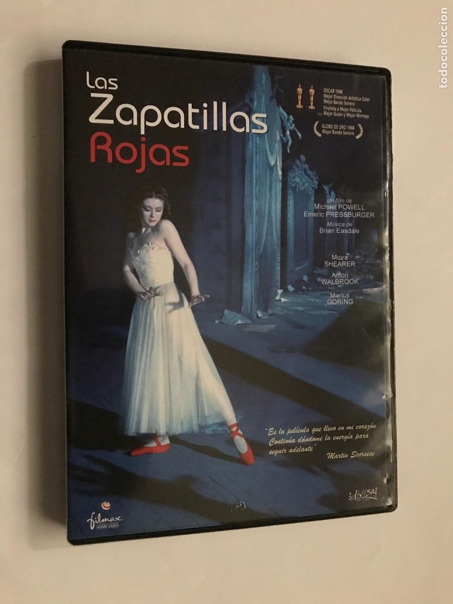 Cine: DVD. Las zapatillas rojas. Moira shearer, Anton walbrook
