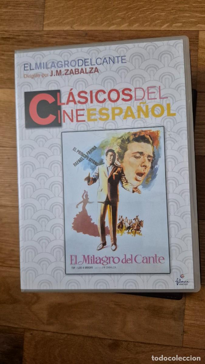 Cine: El milagro del cante, dvd Jose Maria Zabalza Rafael Farina, Pr&iacute;ncipe gitano