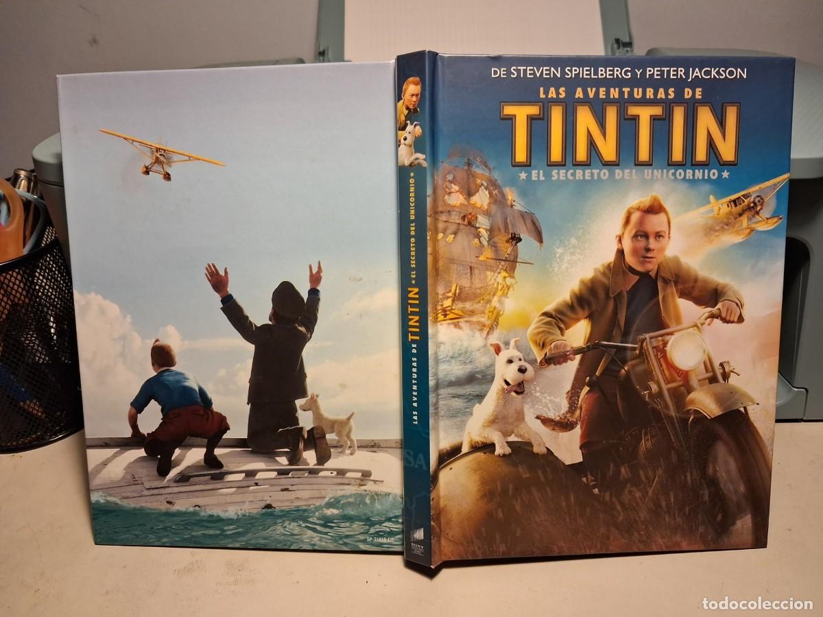 Cine: LAS AVENTURAS DE TINTIN ( LIBRO + DVD PELICULA DE STEVEN SPIELBERG )