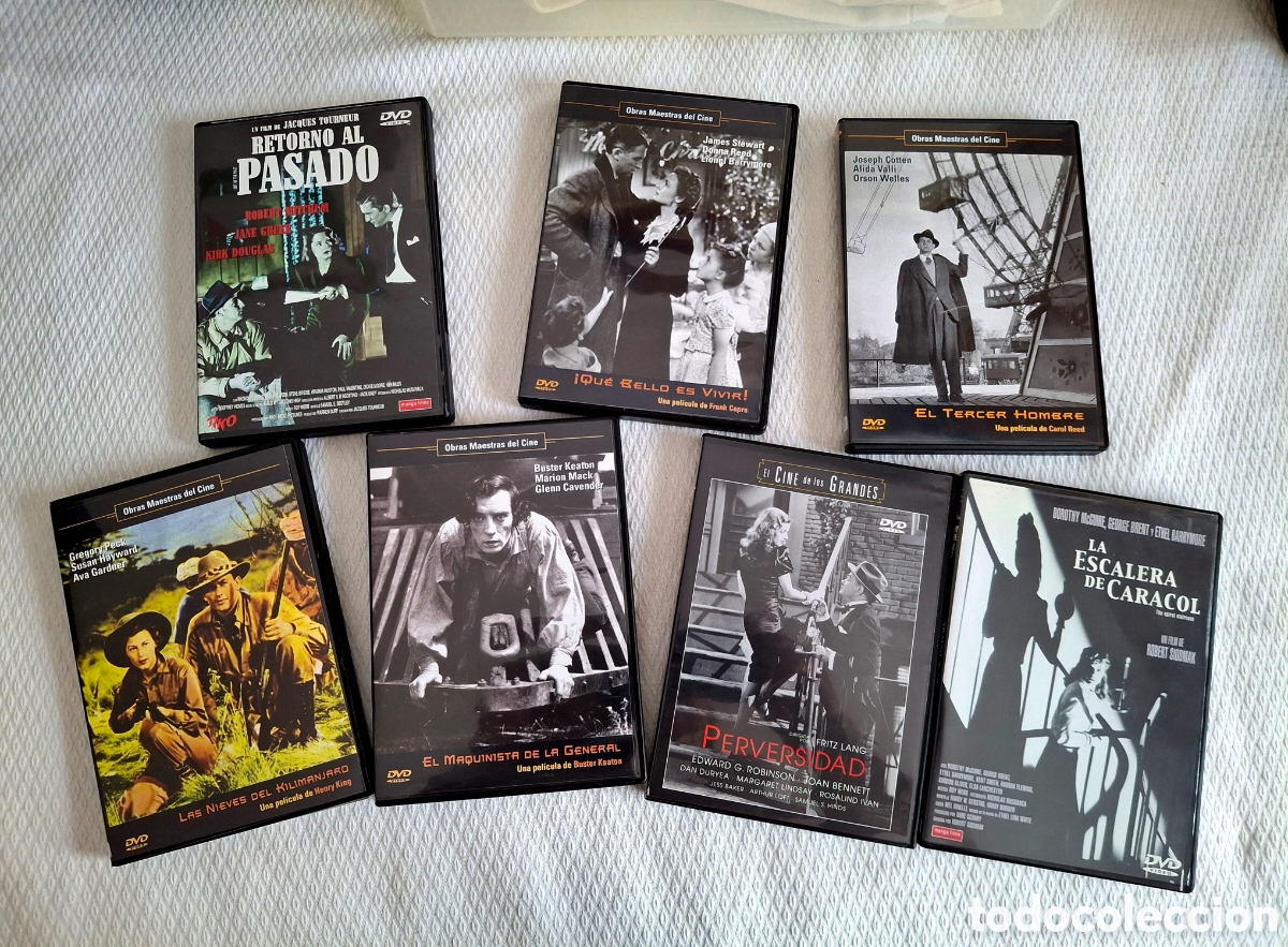 Cine: LOTE DE 7 DVD DE CINE CL&Aacute;SICO