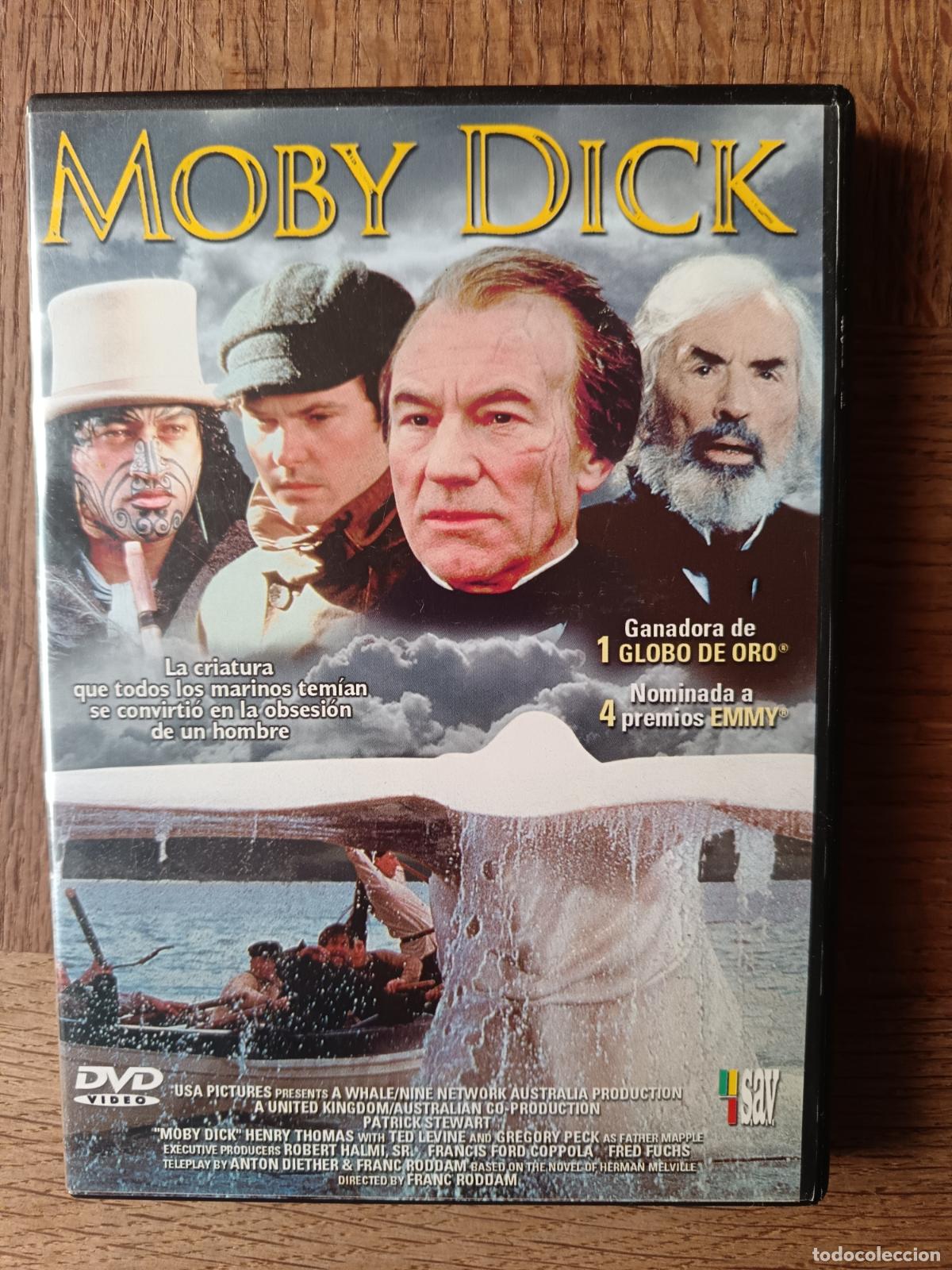 Cine: MOBY DICK con Patrick Stewart, Gregory Peck... DVD Aventuras.
