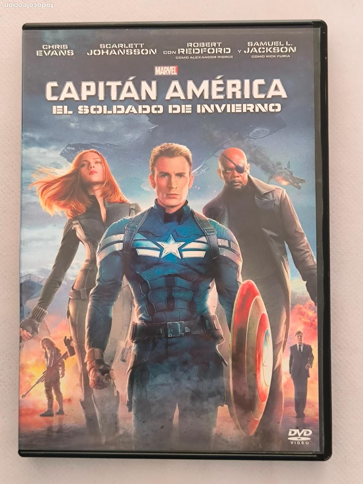 Cine: DVD CAPITAN AMERICA, EL SOLDADO DE INVIERNO - CHRIS EVANS - MARVEL (018)