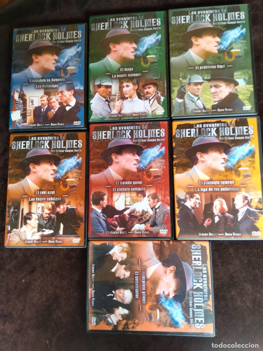 Cinema: las aventuras de sherlock holmes - 7 dvd como nuevos