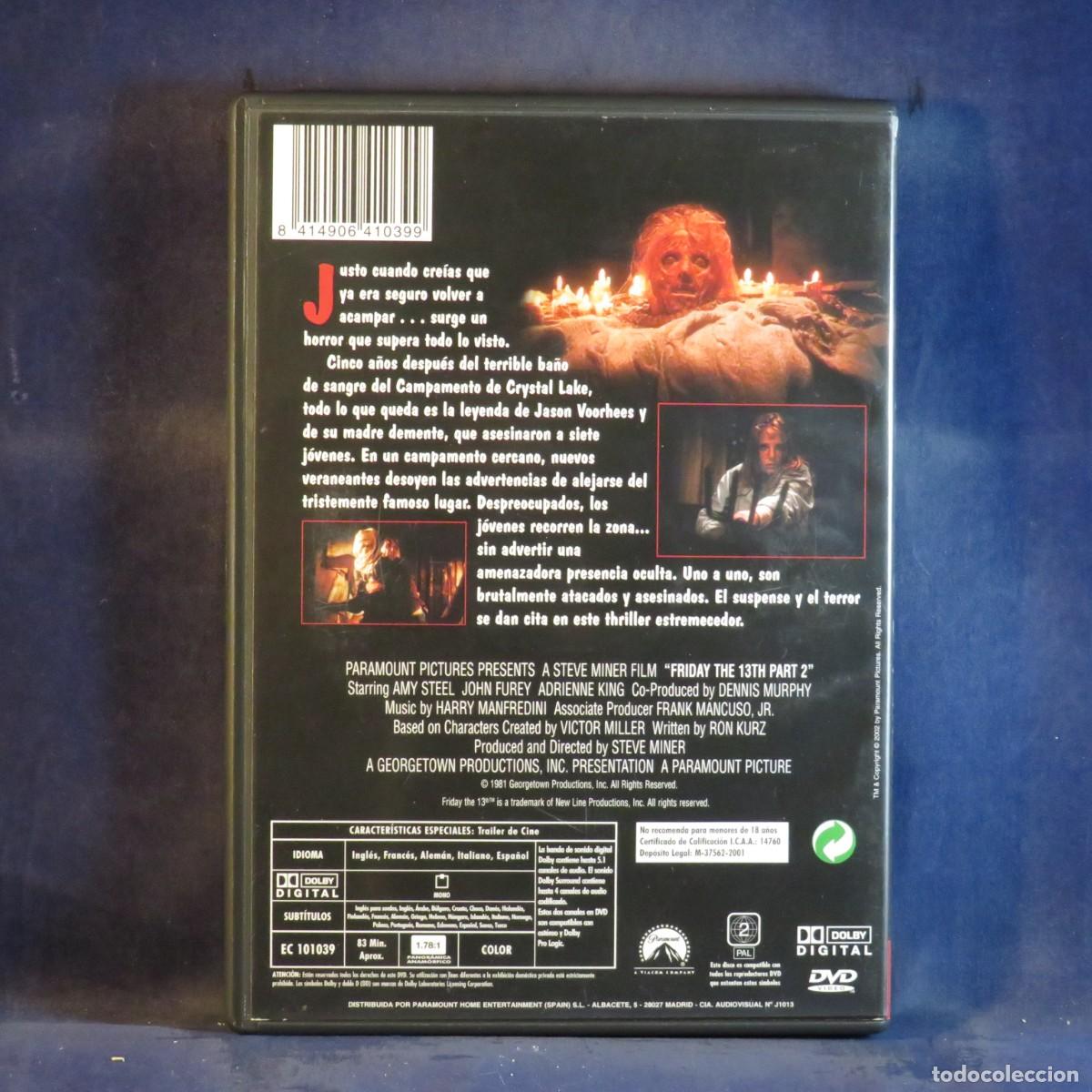 Cine: VIERNES 13: 2&ordf; PARTE - DVD - Foto 2