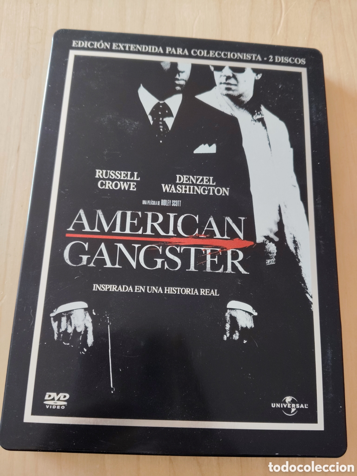Cine: RD155 american gangster steelbook DVD SEGUNDAMANO