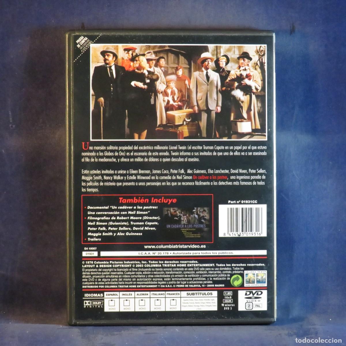 Cine: UN CAD&Aacute;VER A LOS POSTRES - DVD - Foto 2