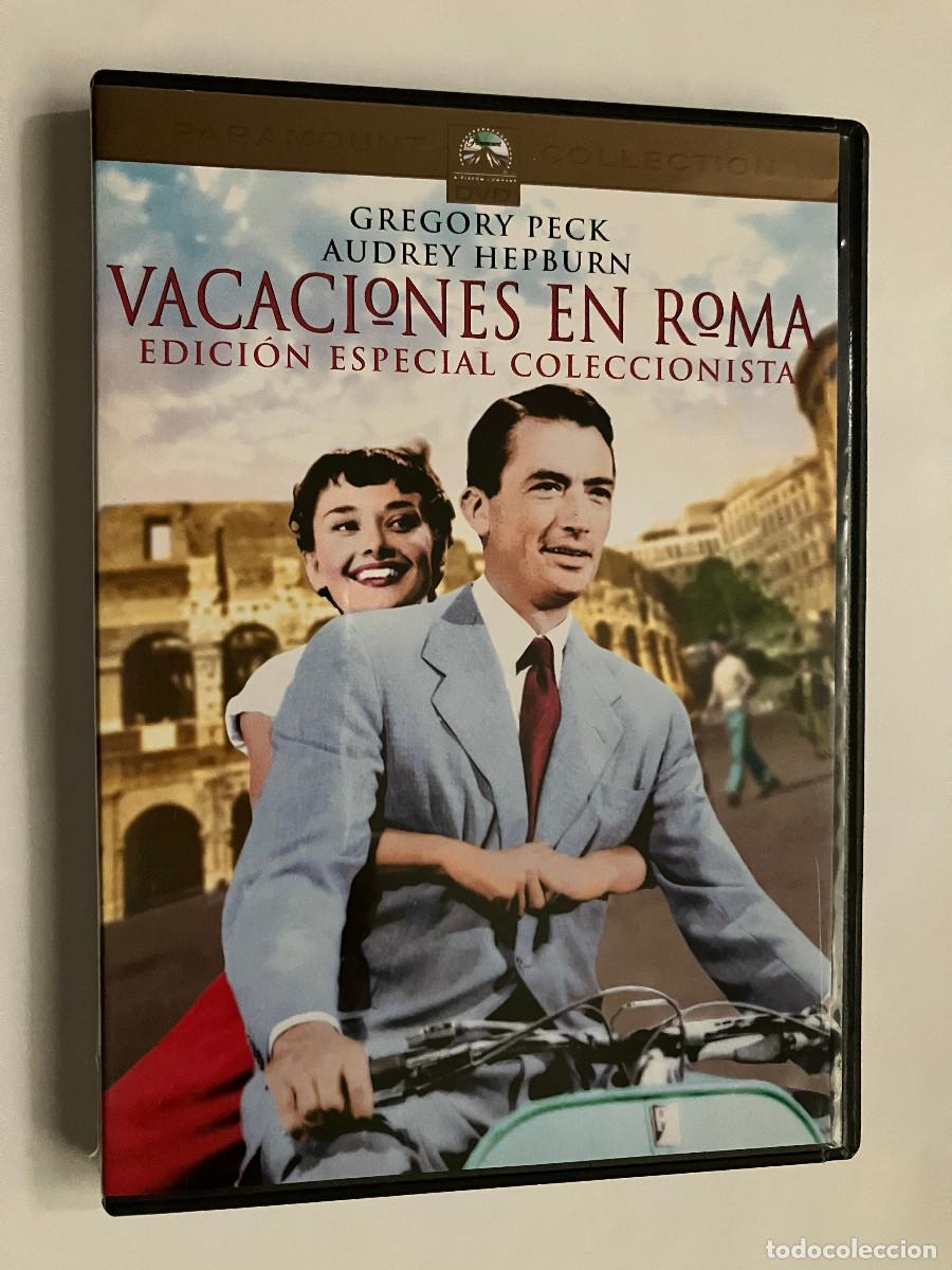 Cine: DVD. Vacaciones en Roma. Gregory Peck, Audrey Hepburn