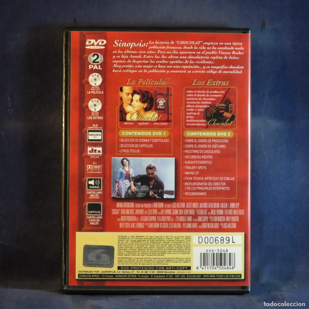 Cine: CHOCOLAT - 2 DVD - - - Foto 2