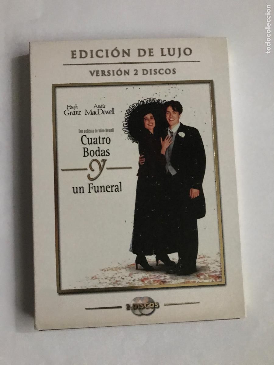 Cine: DVD. Cuatro bodas y un funeral. Mike Newell, Hugh Grant, Andie MacDowell