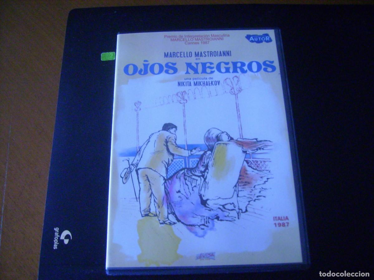 Cine: OJOS NEGROS - NIKITA MIKHALKOV - MARCELLO MASTROIANNI - PRECINTADA