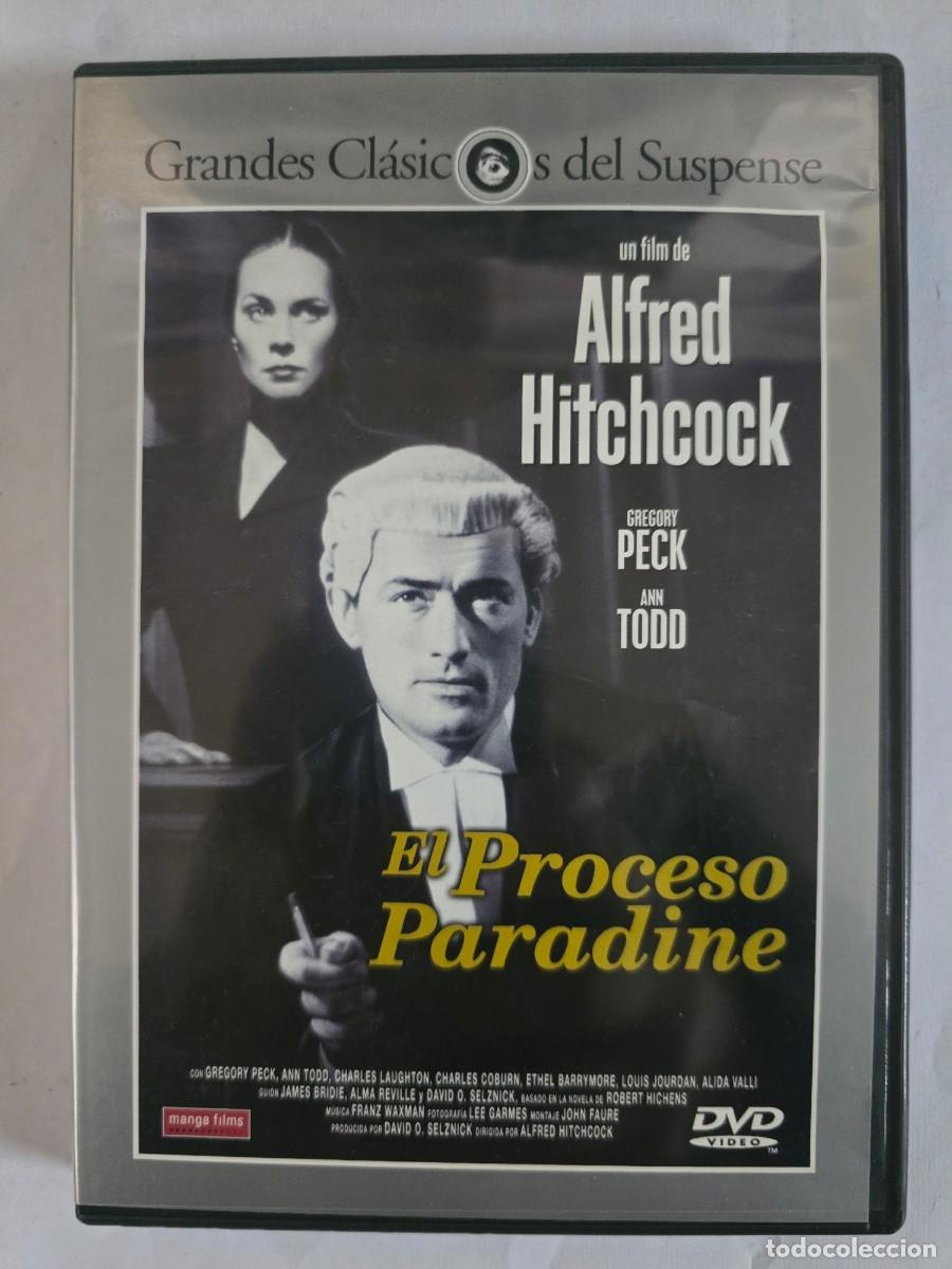 Cine: DVD El Proceso Paradine.Gregory Peck.Alfred Hitchcock