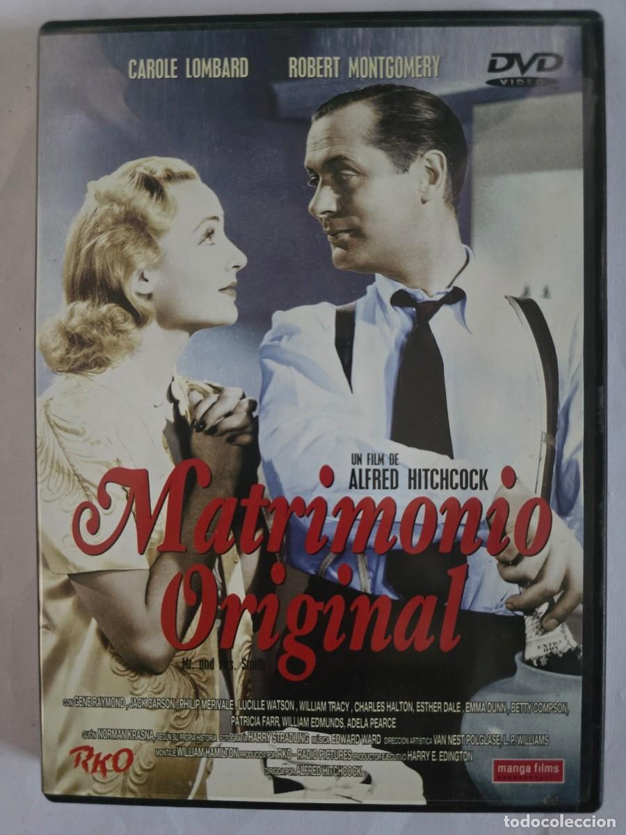 Cine: DVD Matrimonio Original.Carole Lombard.Alfred Hitchcock
