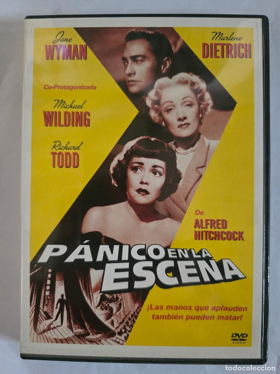 Cine: DVD Panico en la Escena.Marlene Dietrich.Alfred Hitchcock