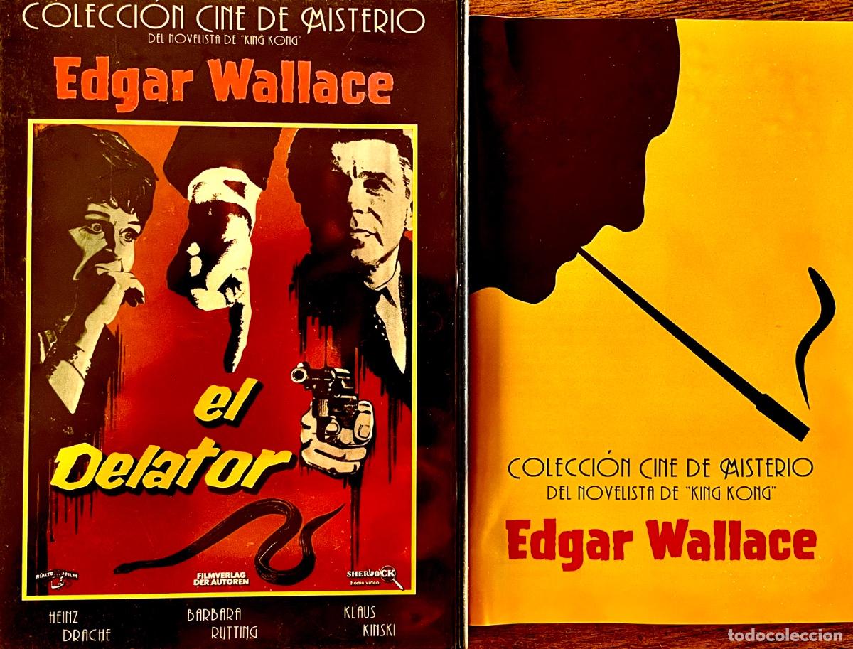 Cine: EL DELATOR. Edgar Wallace. Heinz Drache. Barbara Rutting. Klaus Kinski. EDICION LIBRO+DVD.