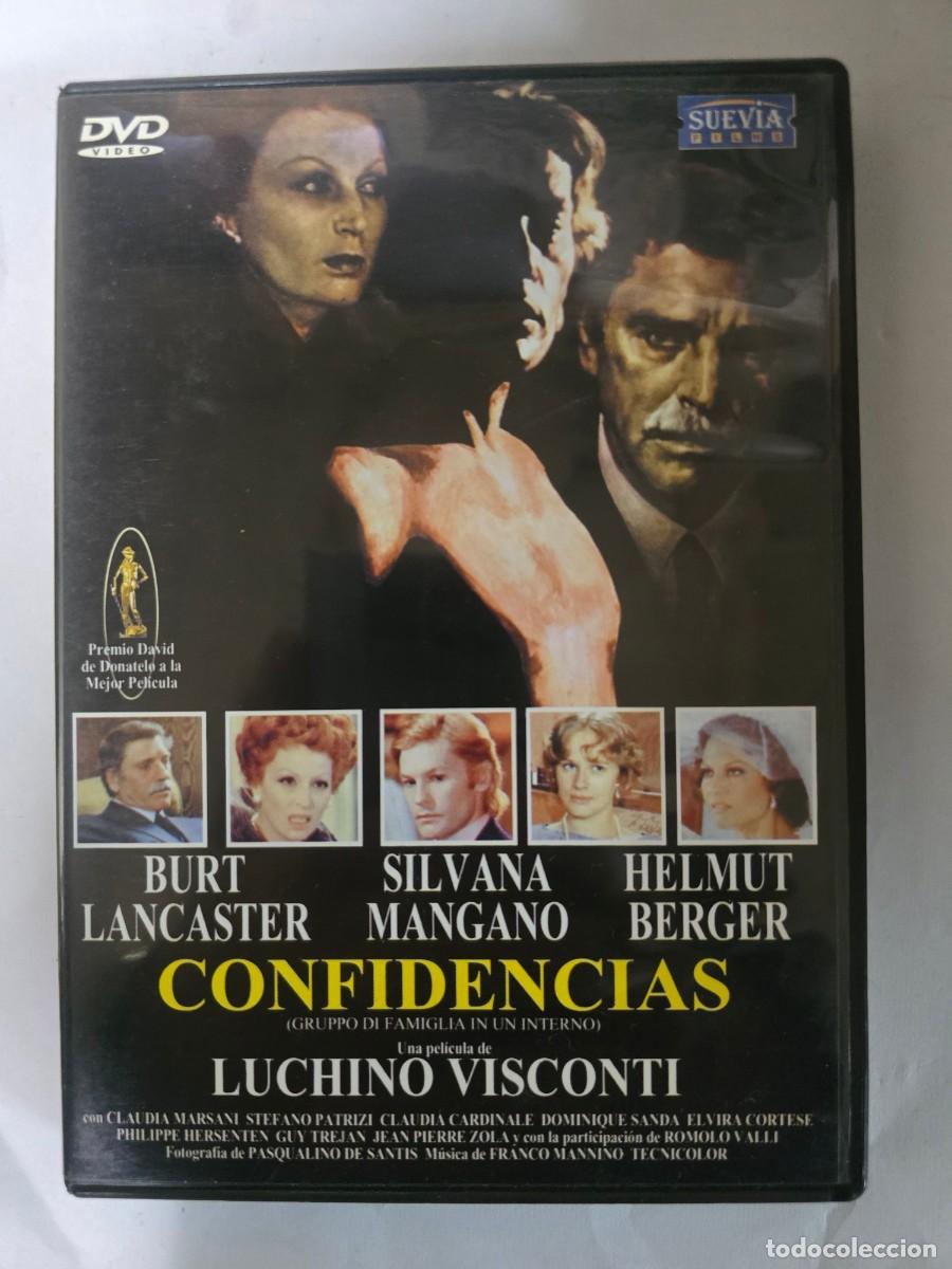 Cine: DVD Confidencias.Burt Lancaster.Luchino Visconti