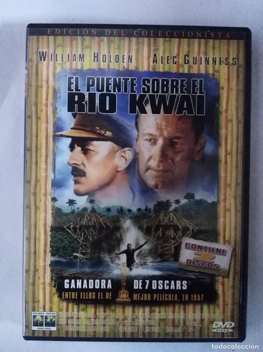 Cine: 2 DVD El Puente Sobre el Rio Kwai. William Holden.Con libreto