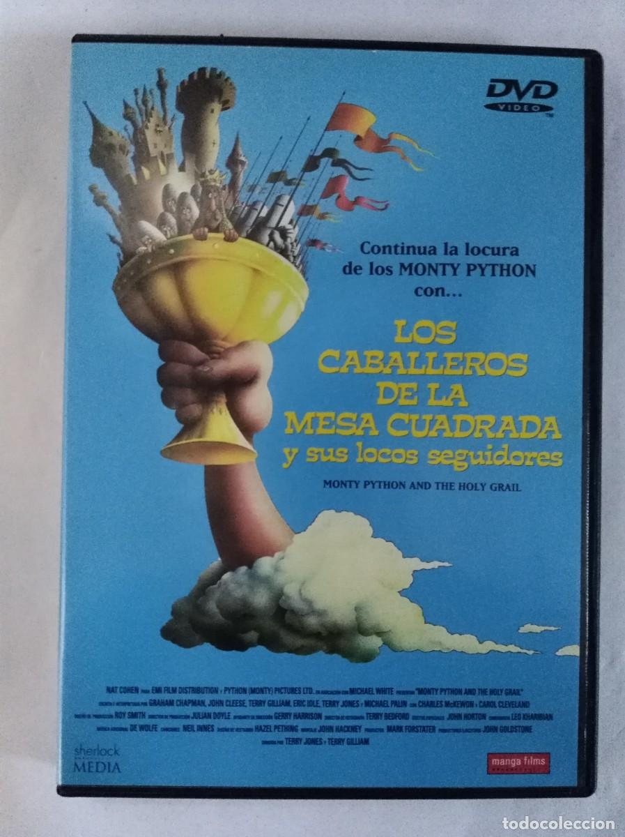 Cine: DVD Los Caballeros de la Mesa Cuadrada y sus Locos Seguidores.Monty Python