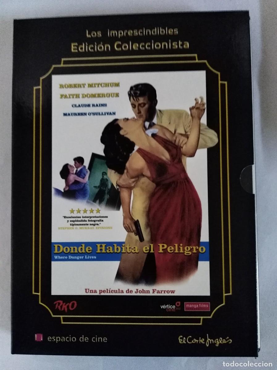 Cine: DVD Donde habita el Peligro.Robert Mitchum.Con Libreto